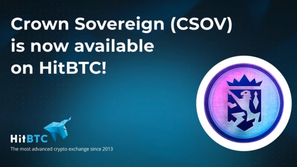 HitBTC Exchange Lists CSOV on December 23, 2021