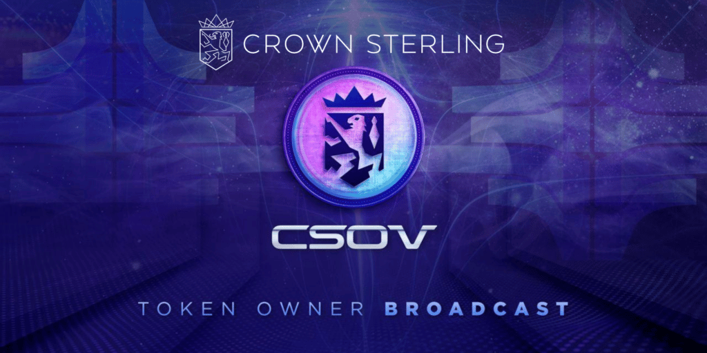 Crown Sterling CSOV Token Holder